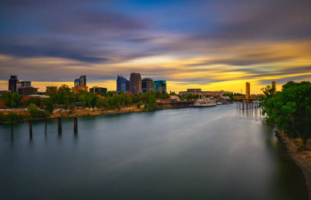 Sacramento Colorful sunset View